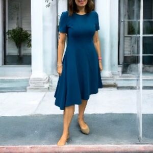 Black Halo Olcay Asymmetrical Dress